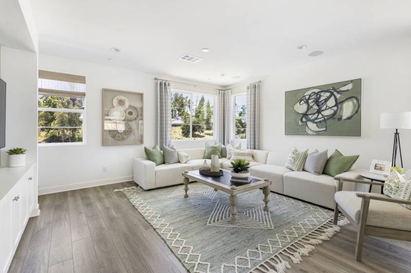 Plan 6 Model Home Great Room